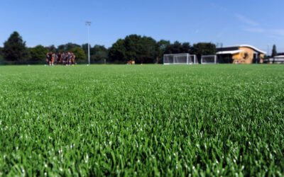 Pitch level view of Compton Park Wolves Academy has achieved Category One status - the highest rating possible as part of the Premier League's Elite Player Performance Plan - 4G artificial turf / grass
