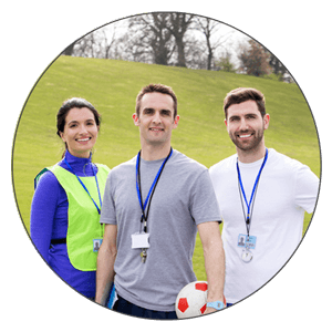 Sports-Teachers 2 male and 1 female sports teacher